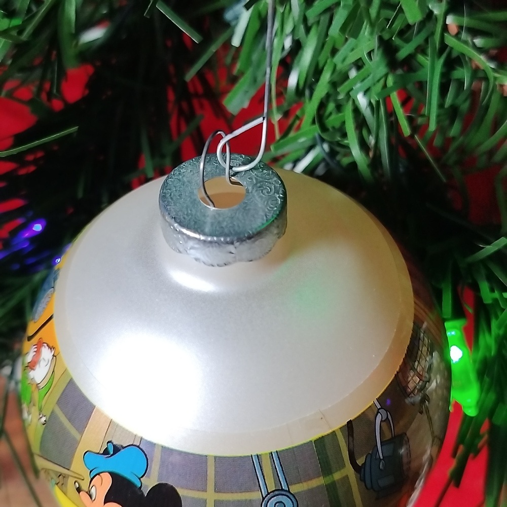 Disney Vintage Christmas 1990 Ball Ornament - Picture 8 of 9